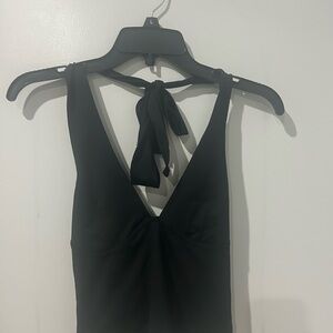 Black Halter Neck top